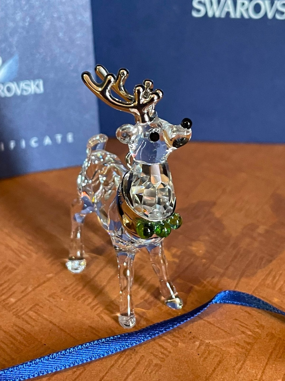 Swarovski Kristal Rendier Nieuw, Verzamelen, Swarovski, Ophalen of Verzenden, Zo goed als nieuw, Figuurtje