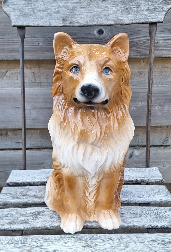 Prachtige vintage keramische hond ., Ophalen of Verzenden, Huis en Inrichting