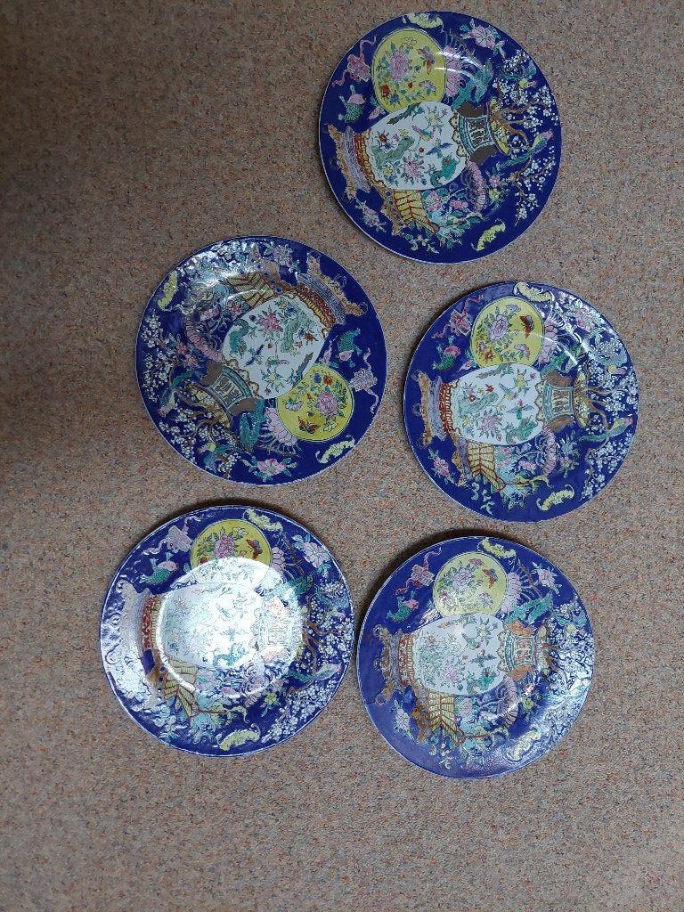 Decoratieve Chinese Borden - Set van 5, Ophalen of Verzenden