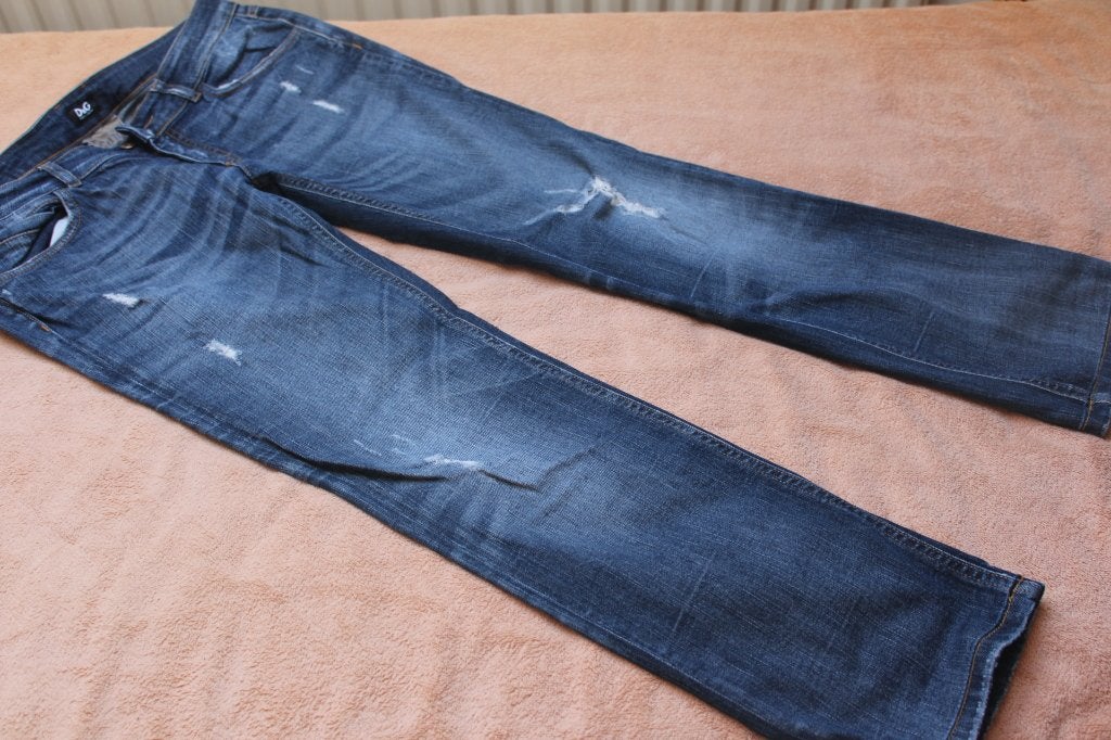 jeans van D&G (DOLCE & GABBANA )maat 31, D&G, Blauw, Ophalen of Verzenden, Zo goed als nieuw