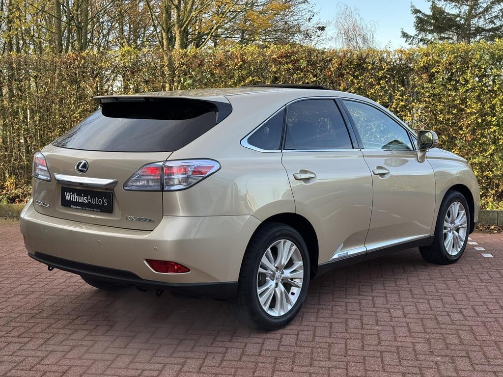 Lexus RX 450h 4WD President YOUNGTIMER AdaptiveCruise Luchtv, Auto's, Automaat, Euro 5, Gebruikt, Beige