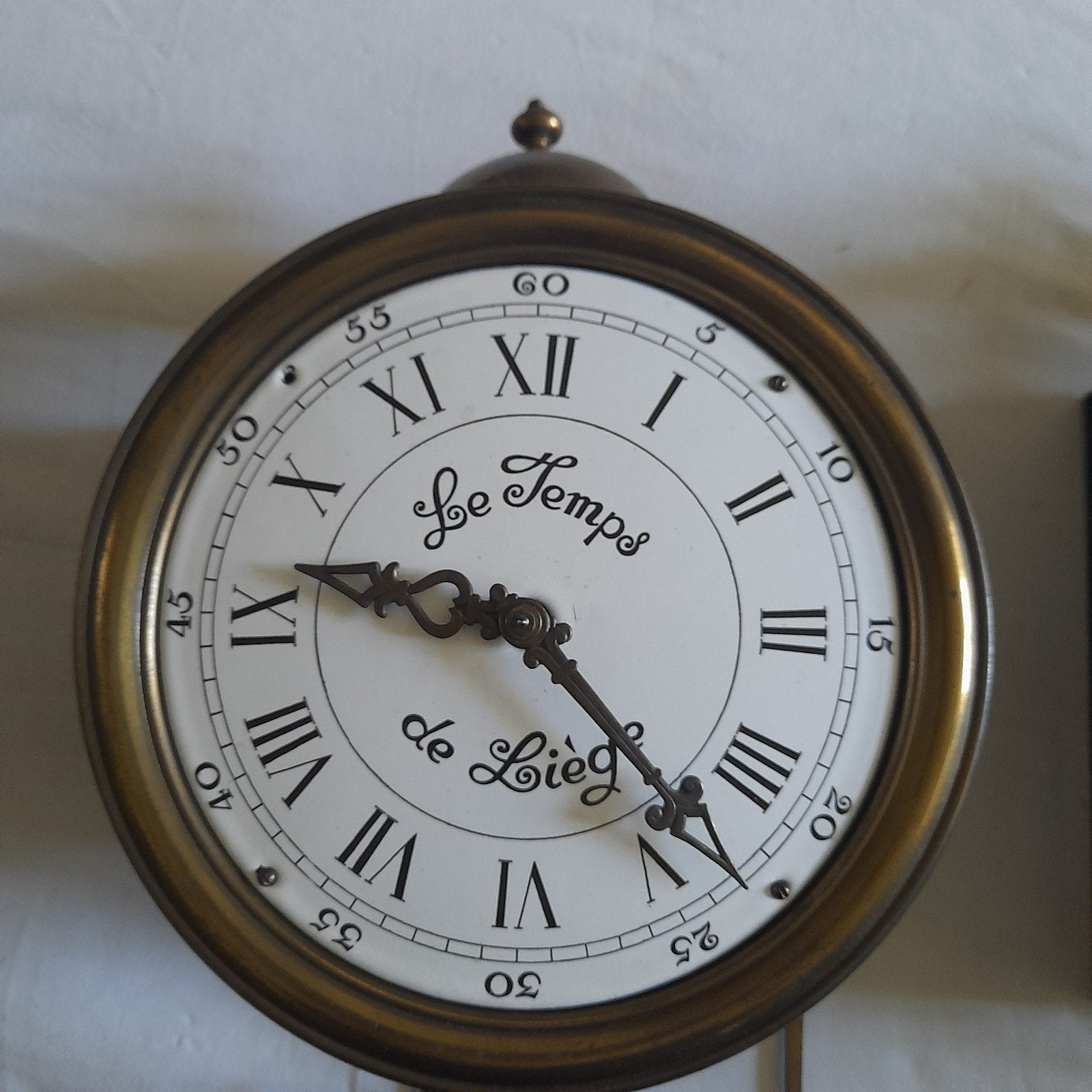 Antieke Comtoise Klok - Le Temps de Liège, Ophalen of Verzenden