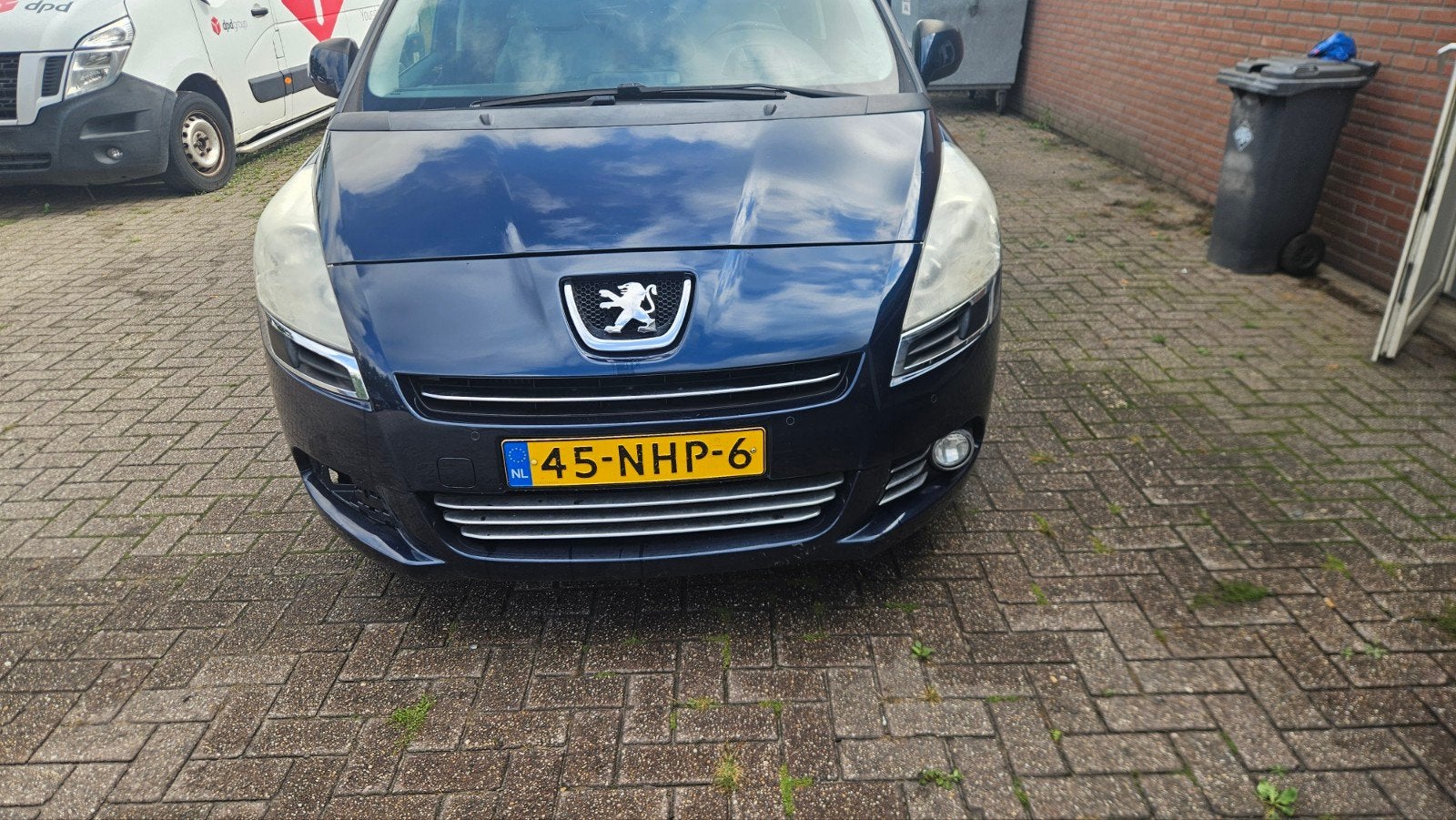 Peugeot 5008 1.6 THP AUT 5PL 2010 Blauw, Auto's, Peugeot, Blauw, 1650 kg, Automatische klimaatregeling, Grijs