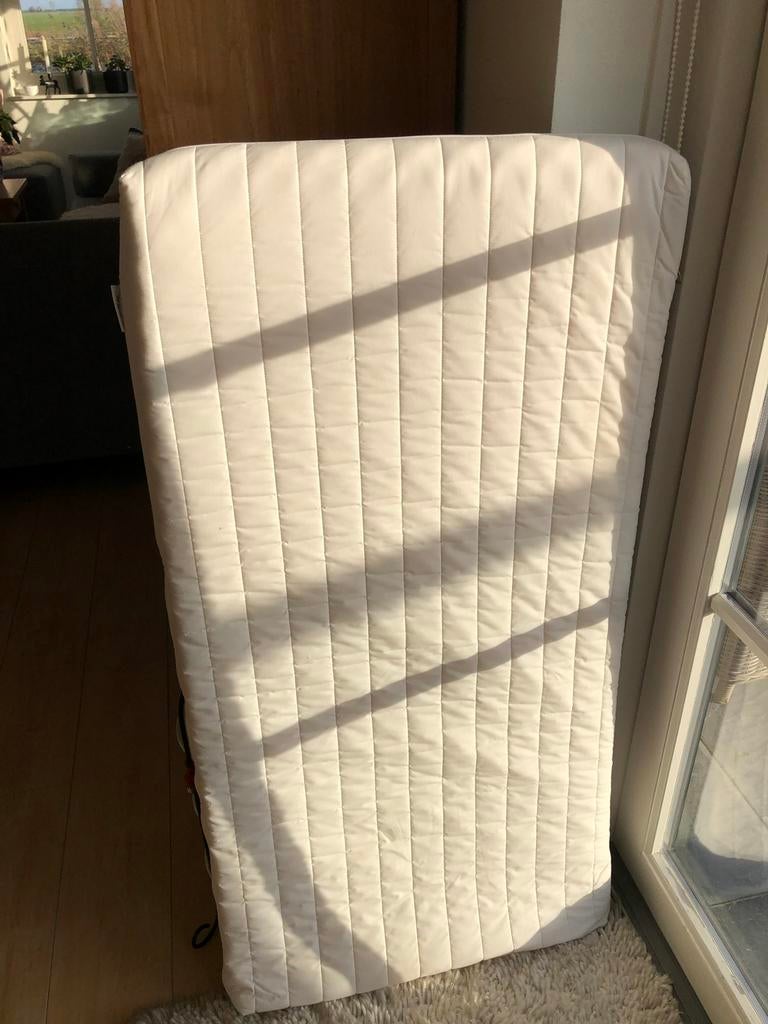 Kindermatras met 2 hoeslakens, Ophalen, Gebruikt, 190 cm of minder, Matras