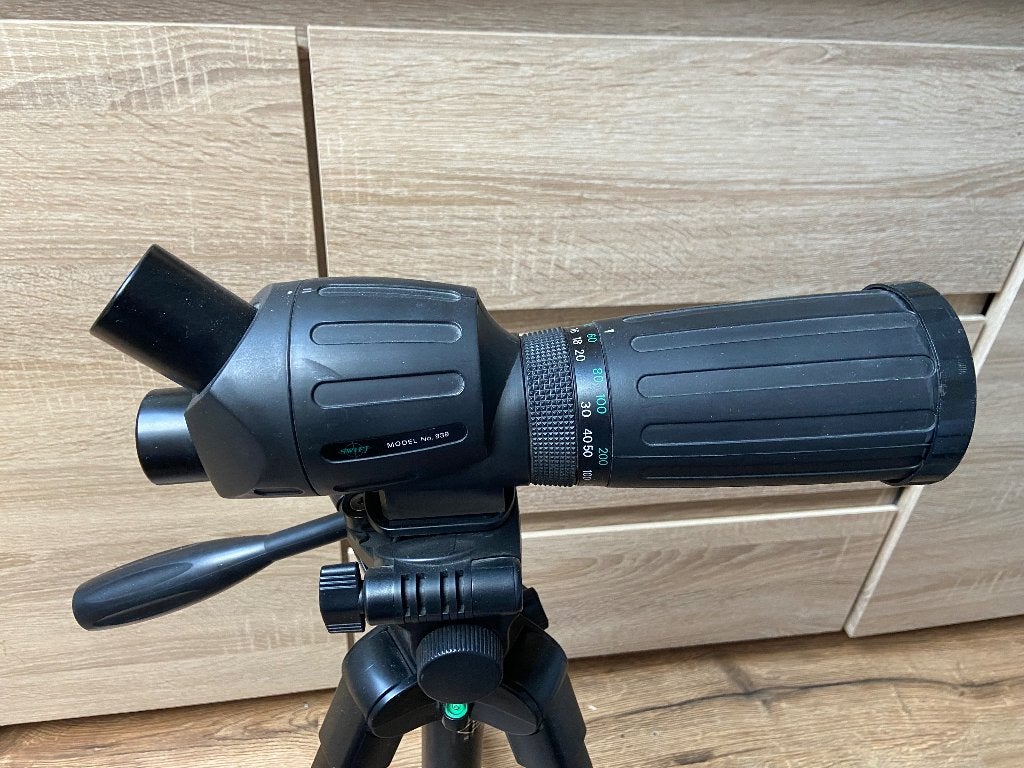 Swift Searcher 20-60x60 Spotting Scope met Statief, Ophalen of Verzenden, Zo goed als nieuw, 20x of meer, Dakkant (recht)