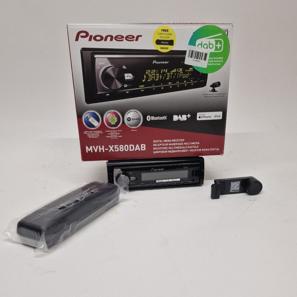 Pioneer MVH-X580DAB Autoradio | Nieuwstaat, Pioneer, Gebruikt, Support@pioneer.com, 28-8, Honkomagome 2-chome, Bunkyo-ku
Tokyo 113-0021
Japan