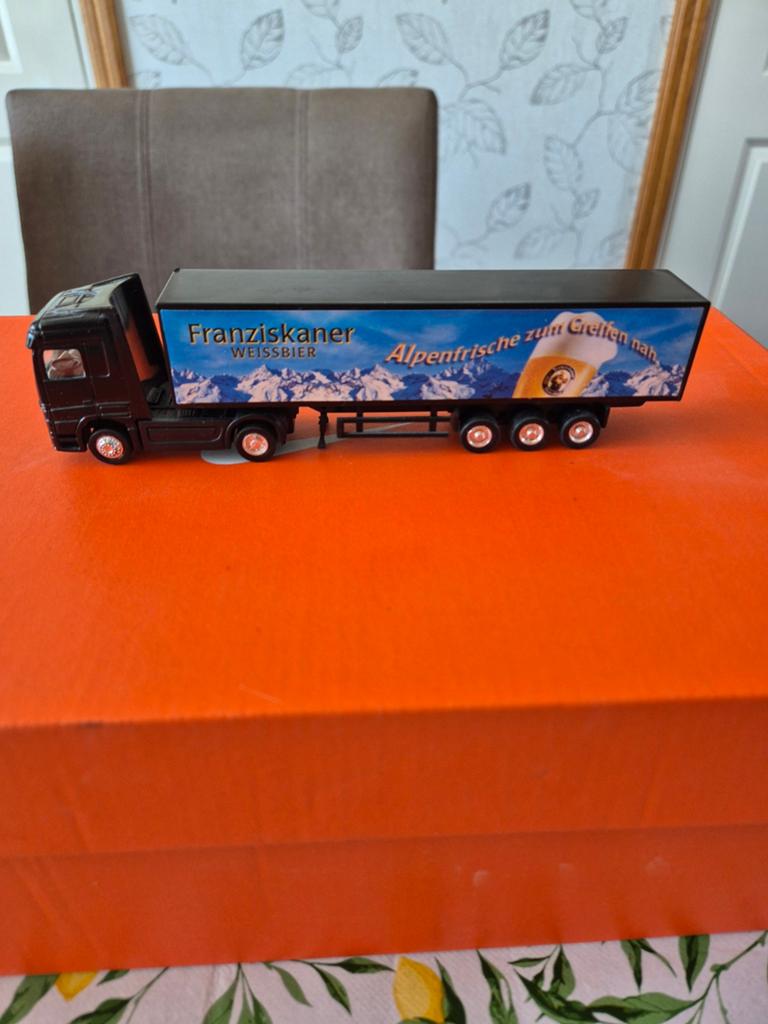 Franziskaner bier vrachtwagen 1:87, Ophalen of Verzenden, Nieuw, Bus of Vrachtwagen, Overige merken
