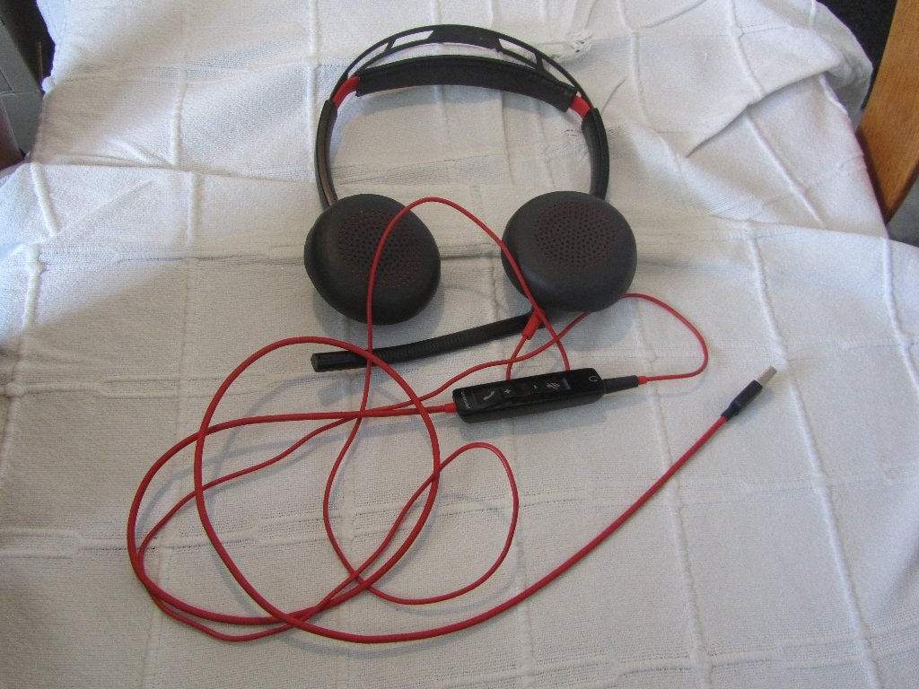 Plantronics headset, Computers en Software, Pantronics, On-ear, Ophalen of Verzenden, Zo goed als nieuw