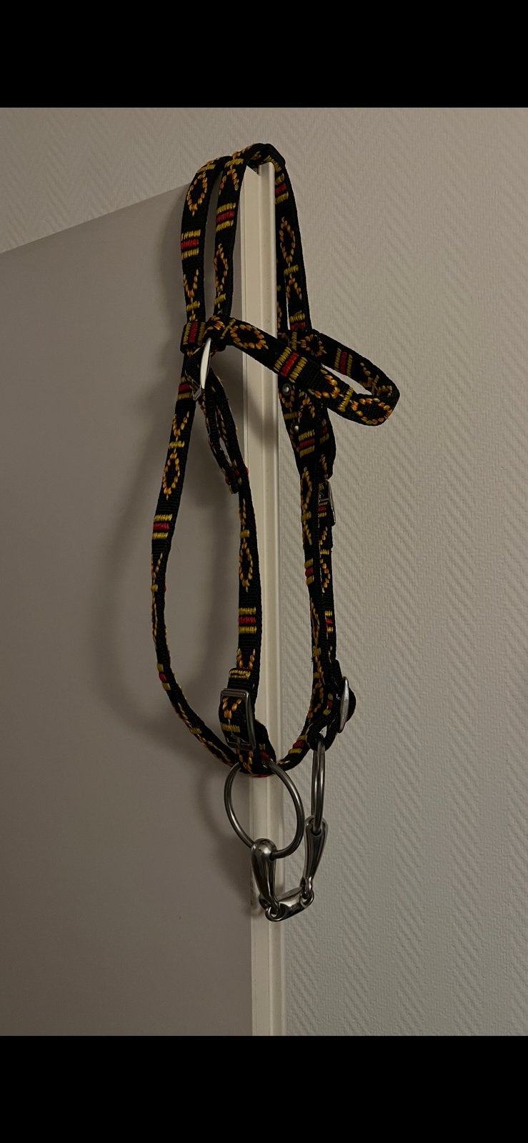 Navajo Hoofdstel Nylon Zwart Mt W Full IZGS, Ophalen of Verzenden, Dressuur