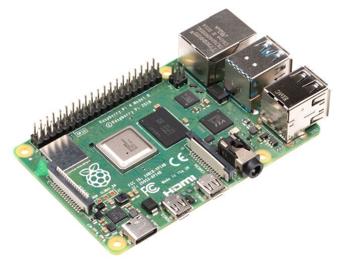 Raspberry Pi 4 Model B - Single Board Computer, Single Board Computer, Verzenden, DDR4, Refurbished