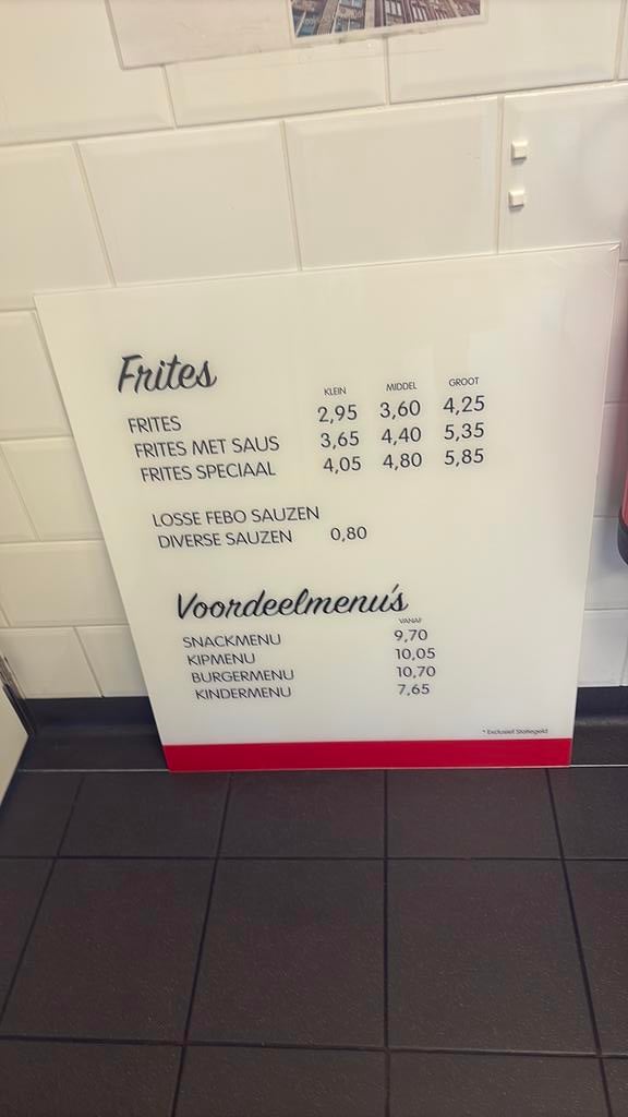 Ben jij een febo fan en altijd n dia bord willen hebben?, Ophalen of Verzenden, Zo goed als nieuw