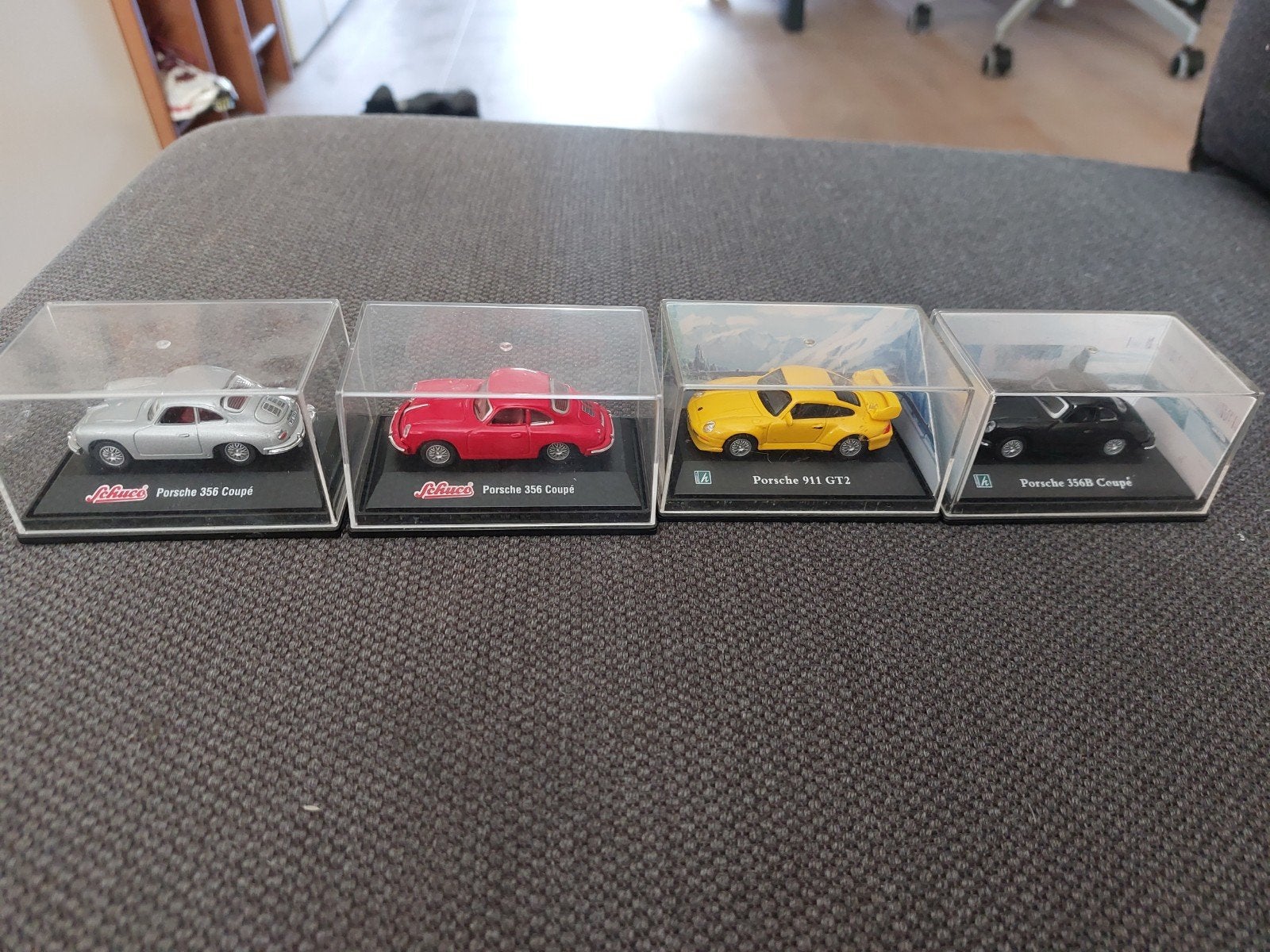 4 porsche 1:87 modellen 911 356, Ophalen of Verzenden, Nieuw, Auto, Schuco