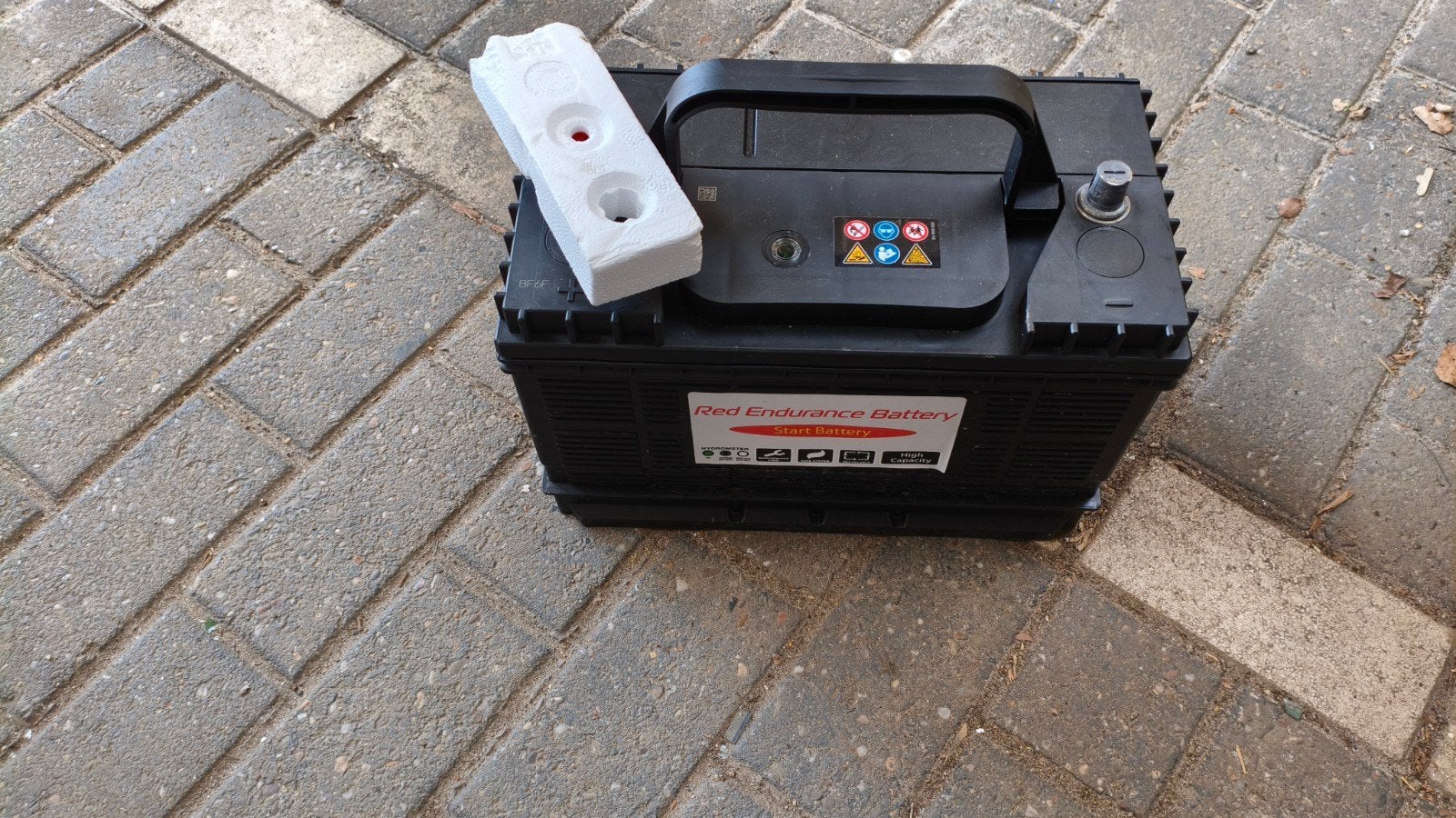 accu 12 volt 74 ah, Ophalen, Gebruikt