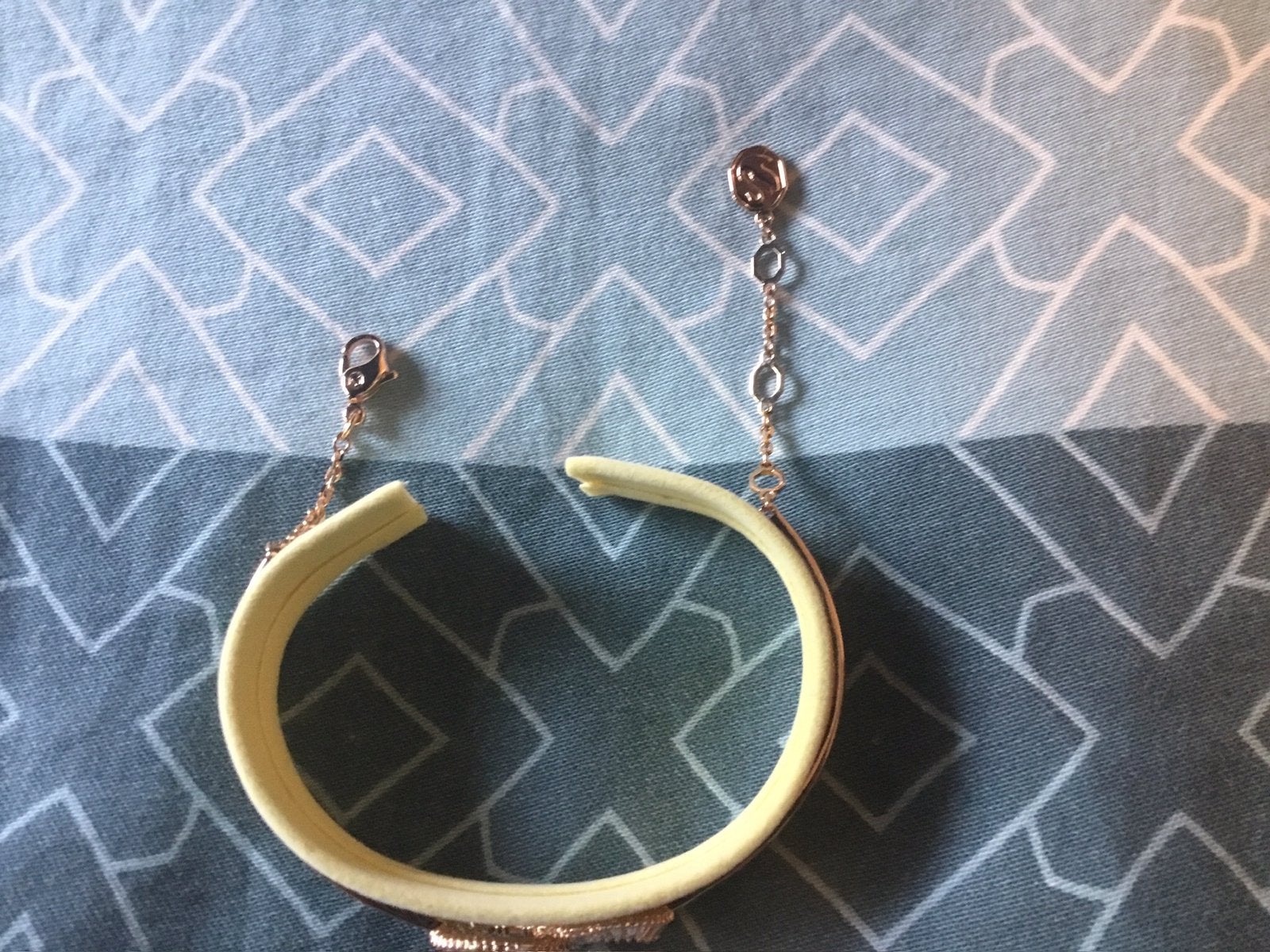 Swarovski armband roségold., Ophalen of Verzenden, Zo goed als nieuw, Zilver