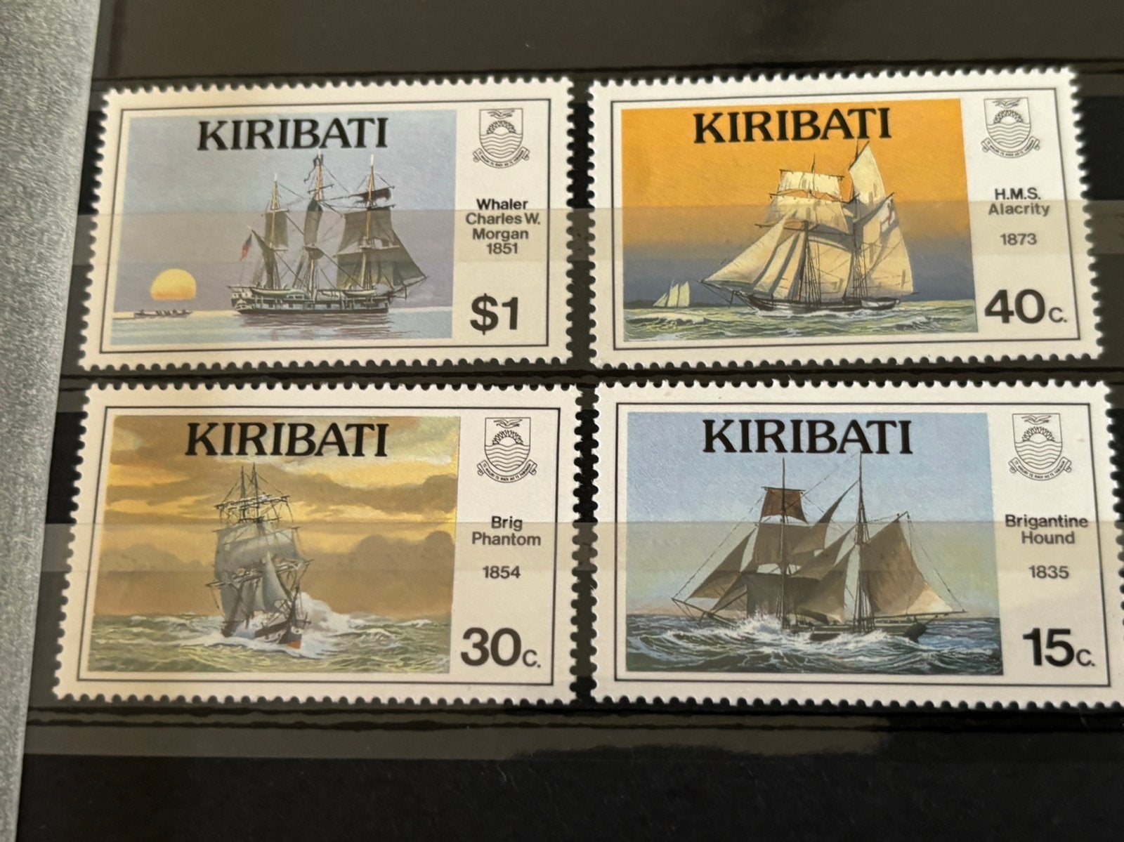 Schepen,Kiribati 1989, Ophalen of Verzenden, Postfris, Overige thema's
