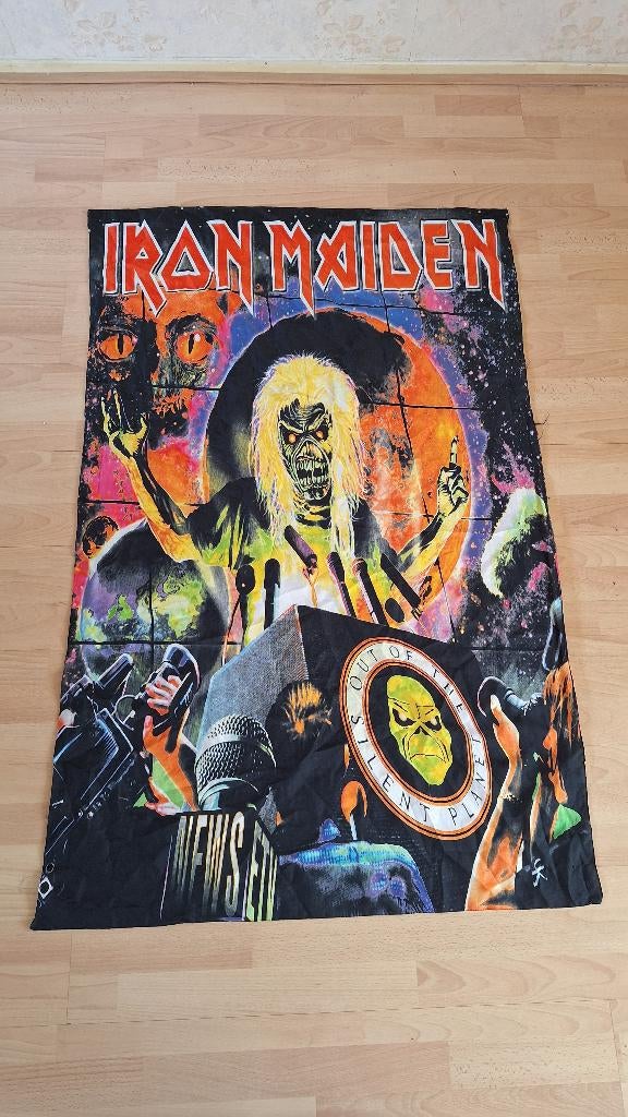 Iron Maiden Vlag 92x143cm – Artwork, Verzamelen, Ophalen of Verzenden, Poster, Artwork of Schilderij