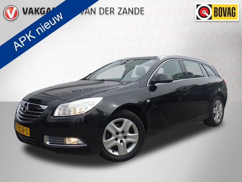 Opel Insignia Sports Tourer 1.4 Turbo EcoFLEX Edition, Airco, Auto's, Euro 5, Stof, Gebruikt, Zwart