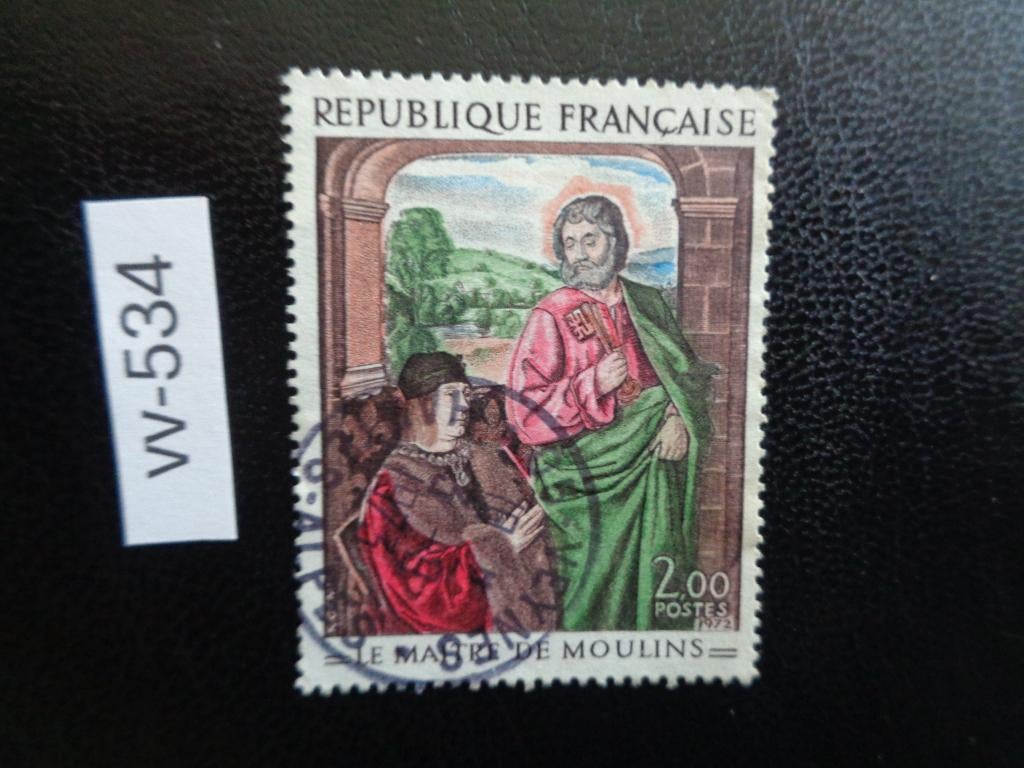frankrijk - kunst 1972 (vv-534), Ophalen of Verzenden, Gestempeld
