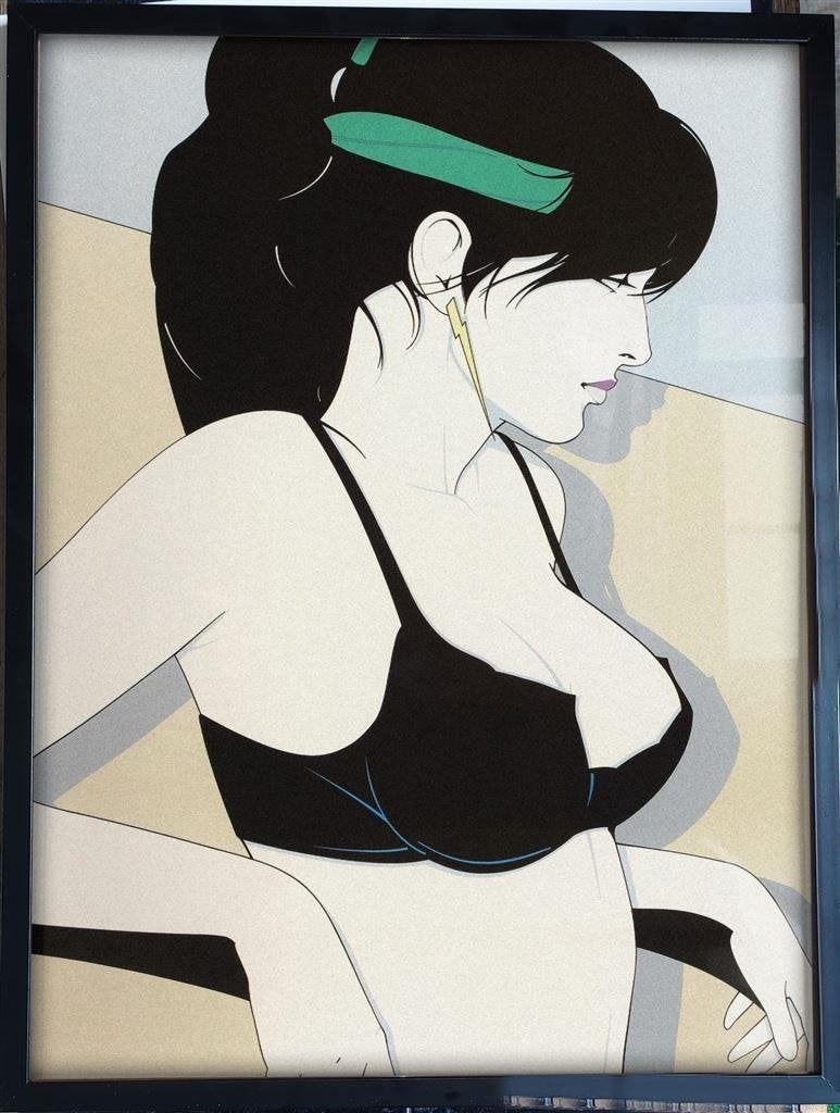 PATRICK NAGEL 1980 Pop Art kunst Poster Lijst #8, Verzenden, Overige typen