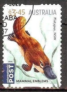 676 Australië 2026 Mammals Emblems I s/a, Verzenden, Gestempeld