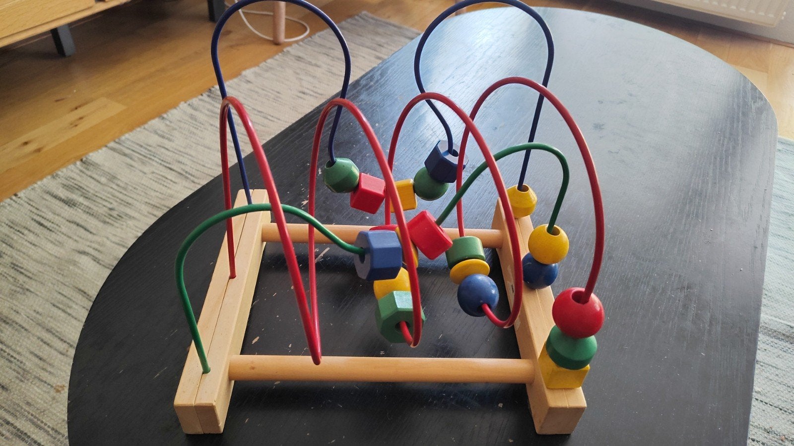 Houten kralenframe / kralen spiraal voor baby's en peuters, Ophalen, Gebruikt, Overige typen