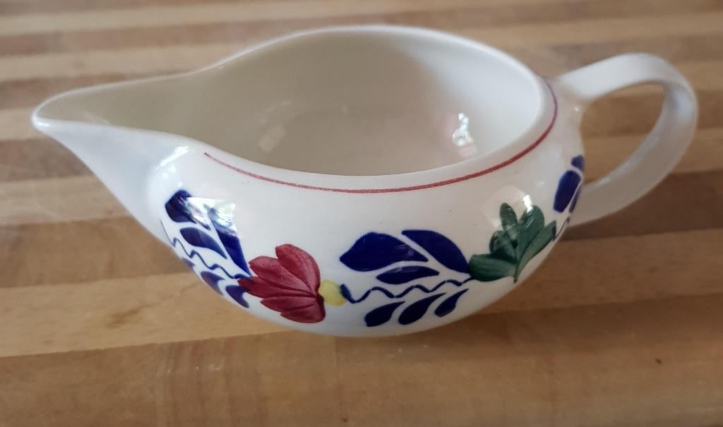 Boerenbont melkkannetje gaaf, Ophalen of Verzenden, Zo goed als nieuw, Aardewerk, Overige typen