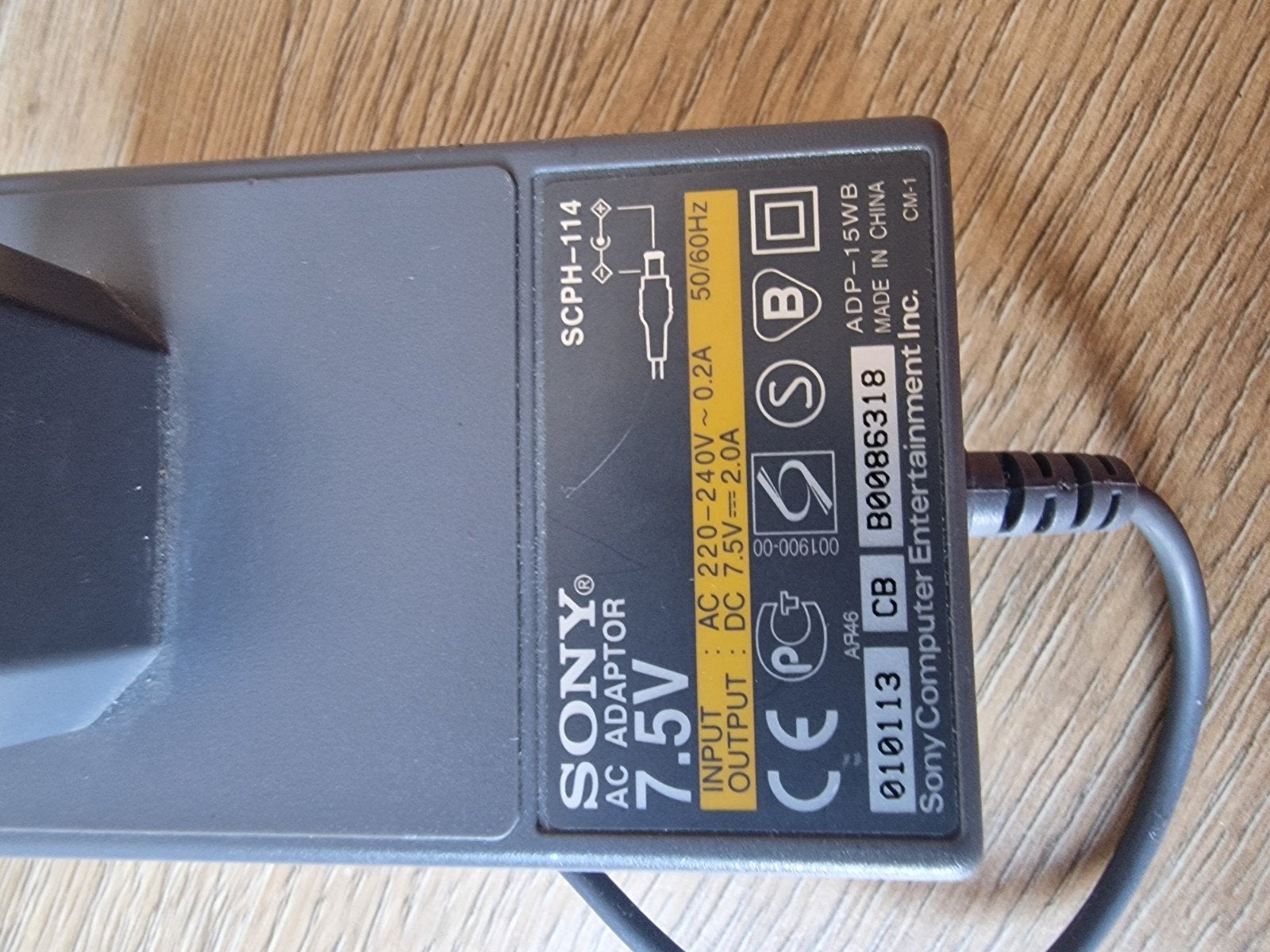 PSOne PlayStation AC Adapter SCPH-114, Ophalen of Verzenden, Gebruikt, Accu of Oplader