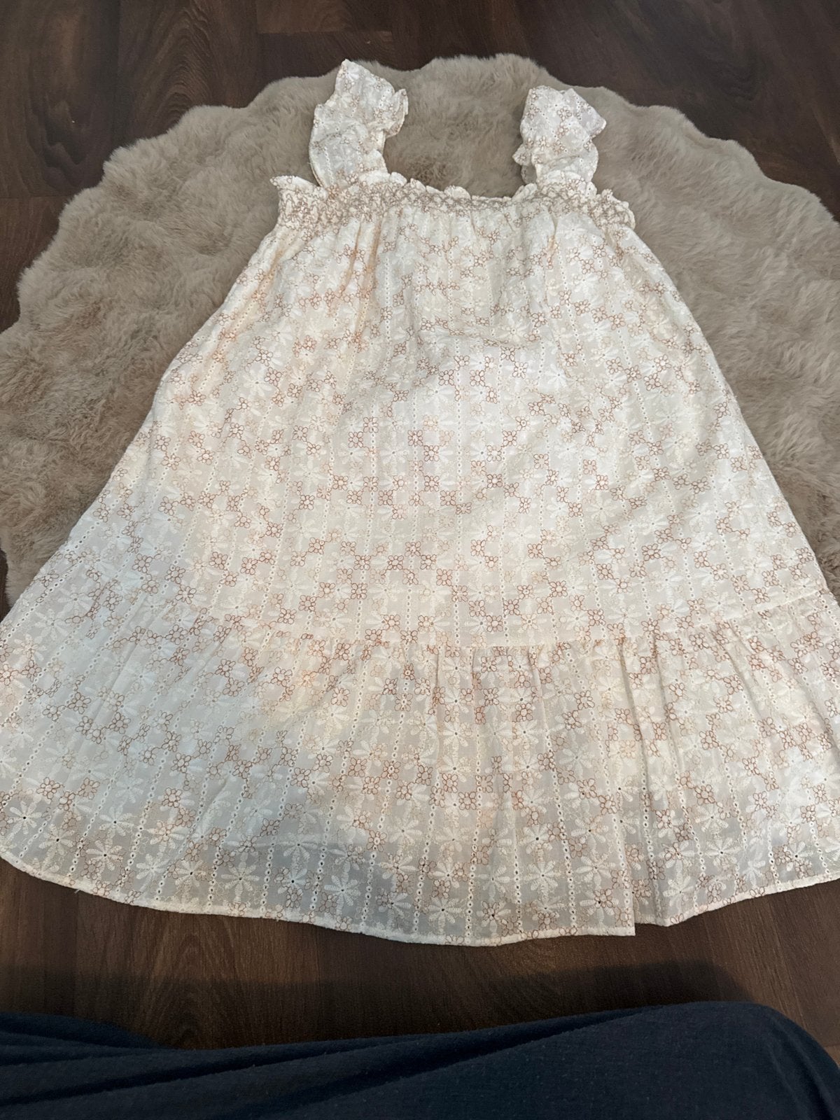 Nieuwe Zara zomerjurk - Wit met bloemenprint, Wit, Nieuw, Ophalen of Verzenden, Knielengte
