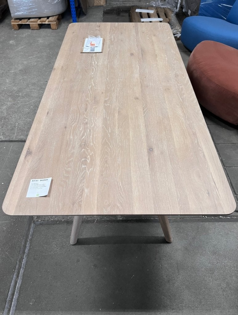 NOGA design SIO massief eettafel Sand 220cm | Van €1699, nu, Huis en Inrichting, Tafels | Eettafels, NOGA design, NOGA design