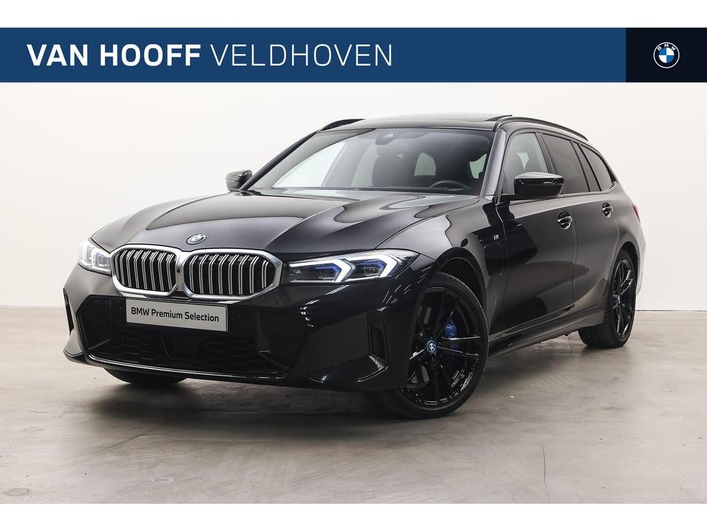 BMW 3 Serie Touring 330e xDrive High Executive M Sport Autom, 1998 cc, Stof, Zwart, 4 cilinders