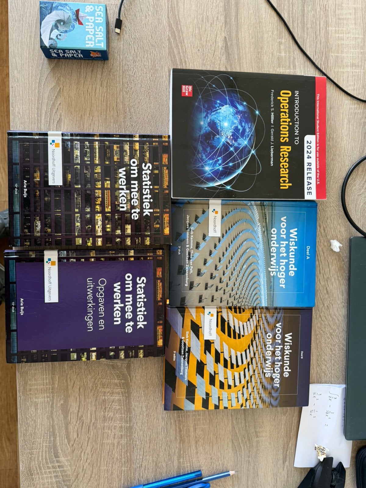 Studieboeken Toegepaste Wiskunde / Technische Bedrijfskunde, Ophalen of Verzenden, Beta, Zo goed als nieuw, HBO