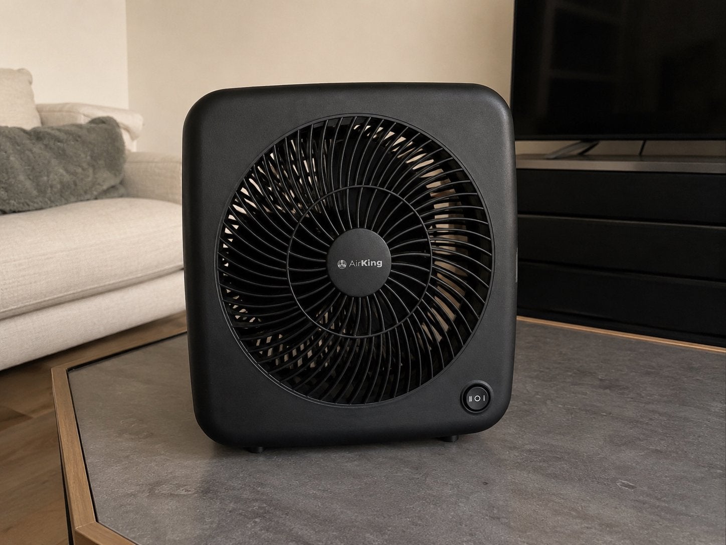 Airking tafelventilator met 2 standen €10,-, Ophalen of Verzenden, Zo goed als nieuw, Info@semacobv.nl, Maaiveldweg 16
