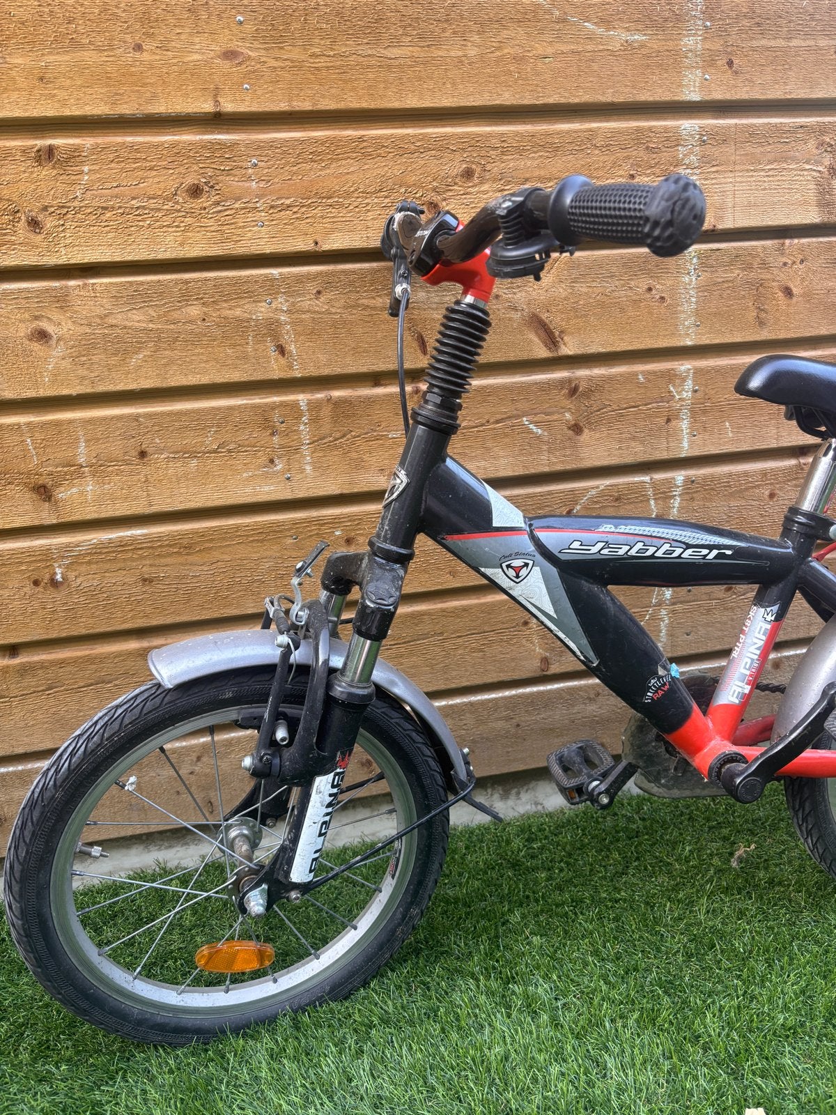Alpina Jabber kinderfiets 16 inch, Ophalen, Gebruikt, Terugtraprem, 16 tot 20 inch