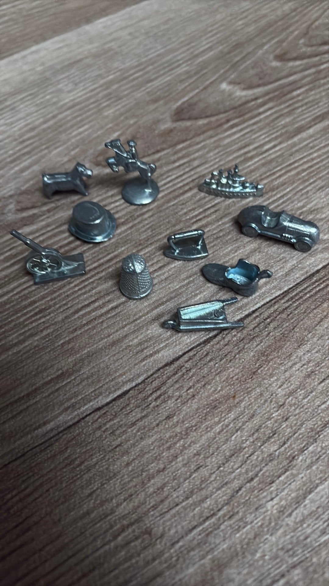 METALLEN PIONNEN MONOPOLY 10 stuks., Ophalen of Verzenden, Nieuw