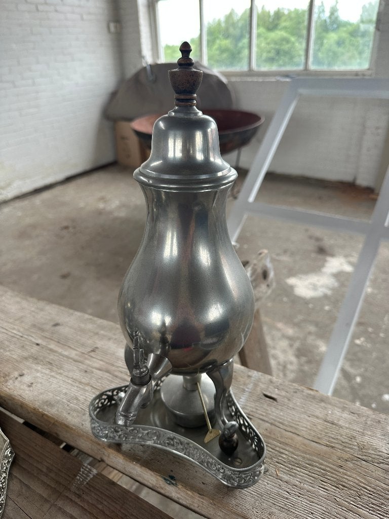 Antieke tinnen kraantjespot – sfeervol en decoratief, Antiek en Kunst, Antiek | Tin, Ophalen