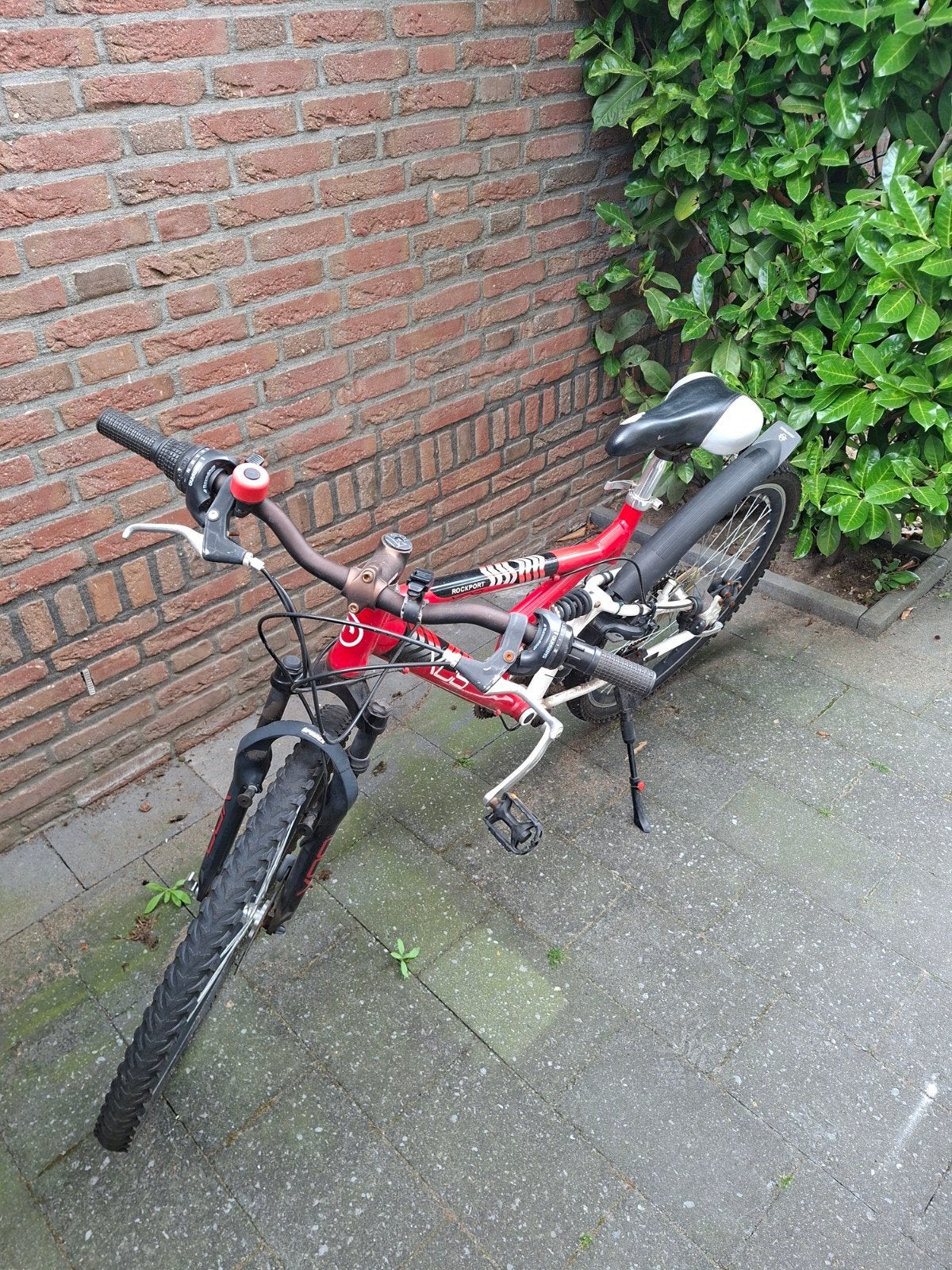 Rockport XCS Mountainbike kinderen - Rood/Wit, Volledig geve, Fietsen en Brommers, Fietsen | Mountainbikes en ATB, Minder dan 45 cm