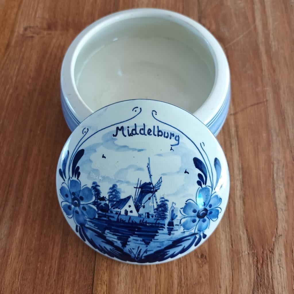 Delfts blauw (bonbon)schaaltje "Middelburg", Ophalen of Verzenden