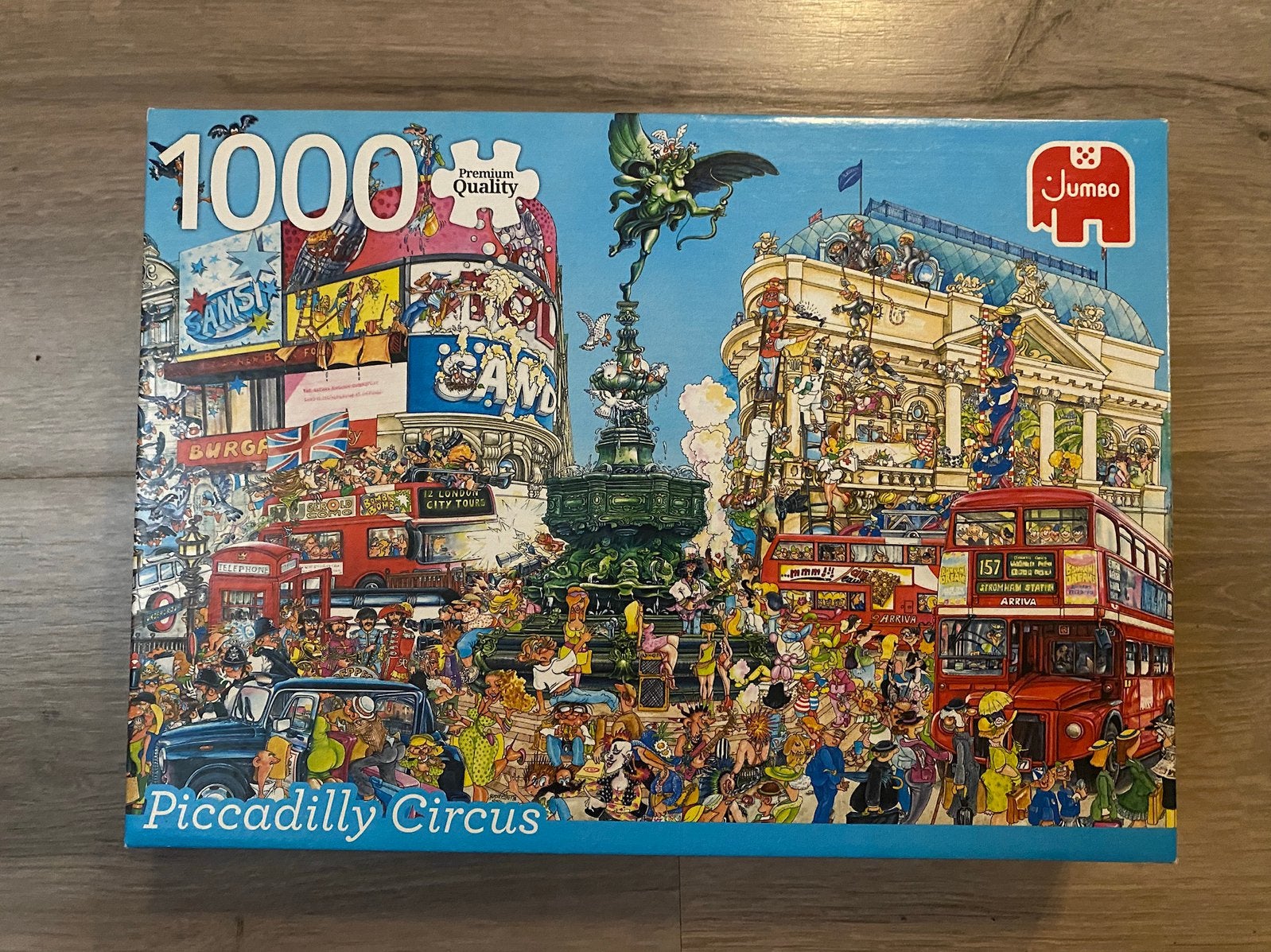 Jumbo Puzzle - Piccadilly Circus, Ophalen, 500 t/m 1500 stukjes, Zo goed als nieuw