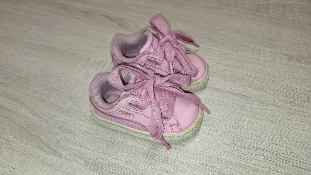 Schoentjes Puma maat 19, Kinderen en Baby's, Babykleding | Schoentjes en Sokjes, Meisje, Puma, Ophalen of Verzenden, Gebruikt