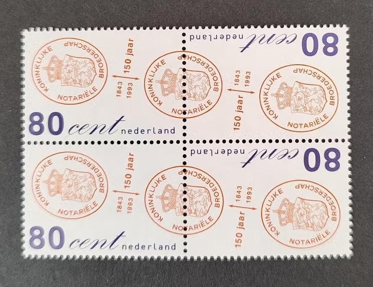 Nederland NVPH 1551 1552 blok (pf), Postzegels en Munten, Postzegels | Nederland, Verzenden, Na 1940, Postfris