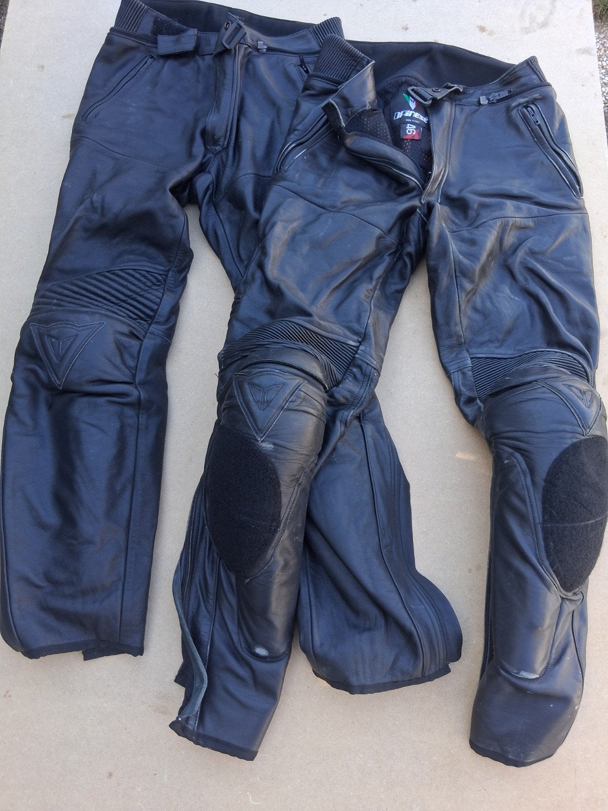Dainese leren motorbroek, maat 46, Motoren, Kleding | Motorkleding, Ophalen, Dainese, Broek | leer, Heren