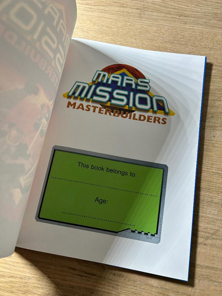 Lego Mars Mission Masterbuilders | Engels, Kinderen en Baby's, Speelgoed | Duplo en Lego, Ophalen of Verzenden, Zo goed als nieuw