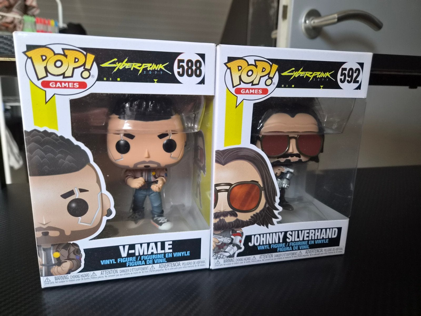 Funko Pop! Cyberpunk 2077 V-Male & Johnny Silverhand, Ophalen of Verzenden, Nieuw