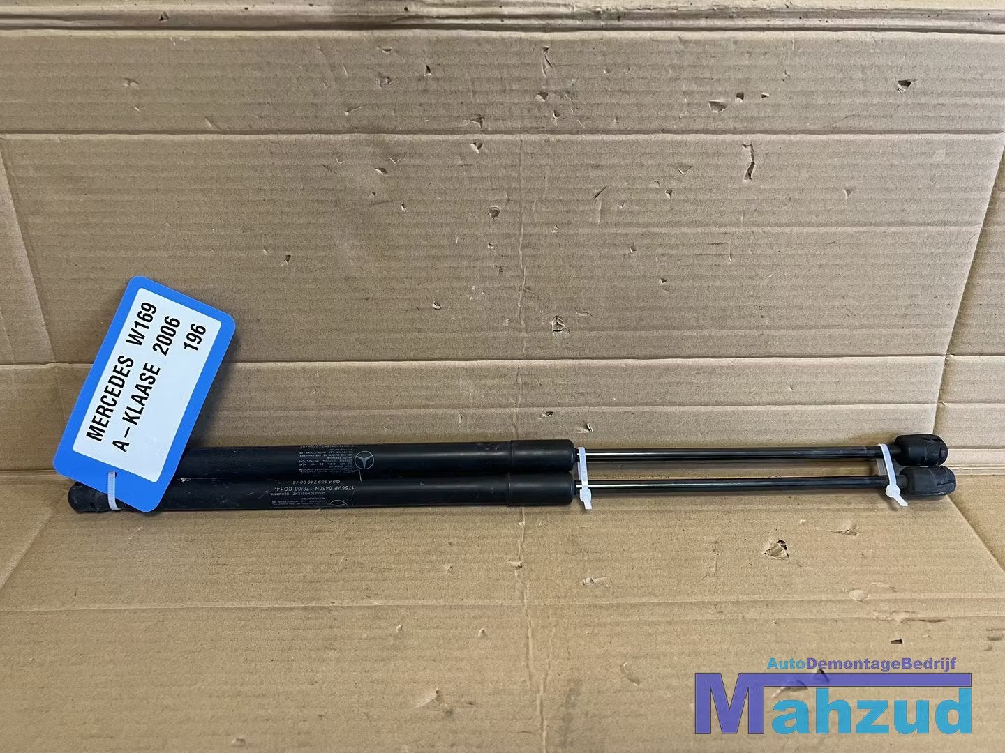 MERCEDES A KLASSE W169 Achterklep gasveer set 2004-2012, Gebruikt, Mercedes-Benz AG, Mercedes-Benz, Ophalen of Verzenden