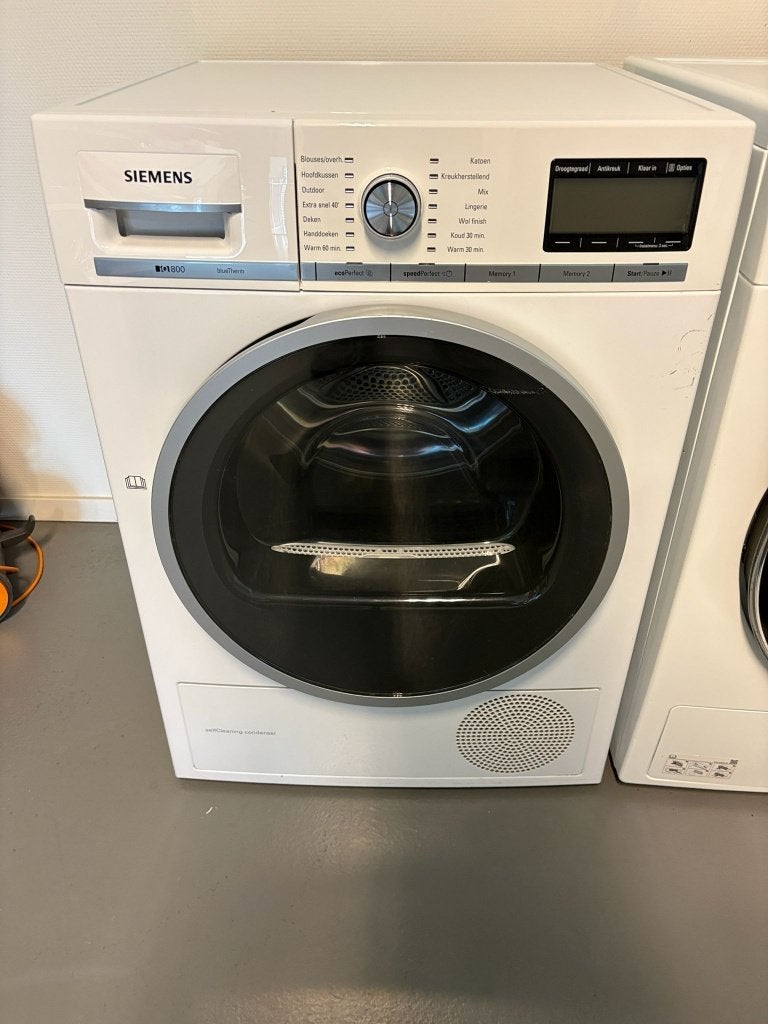 Gebruikte Siemens IQ800 warmtepompdroger 8 kg, Ophalen, 6 tot 8 kg, Gebruikt, Overige typen