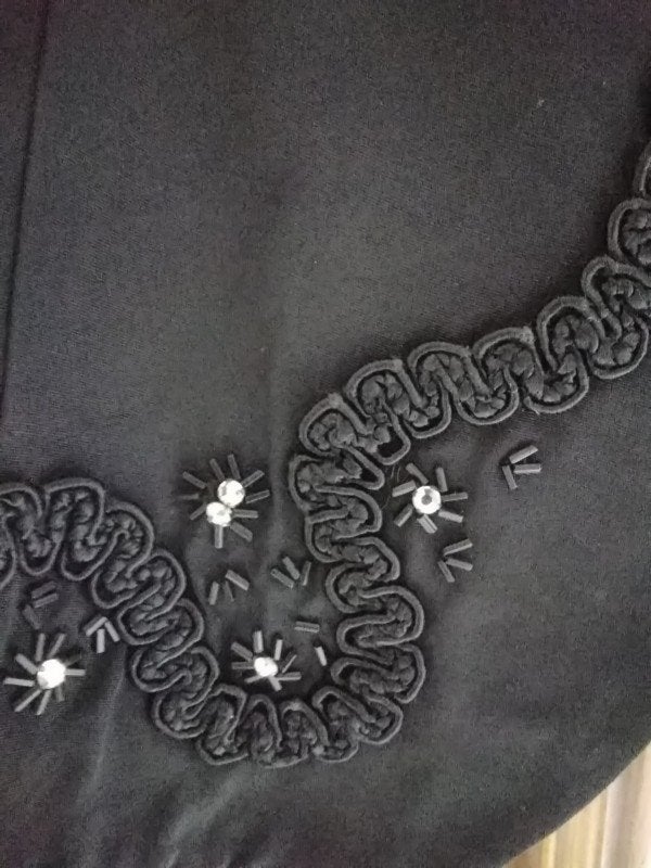 Antiek jasje/blouse, Ophalen of Verzenden, Zo goed als nieuw, Maat 38/40 (M), Zwart