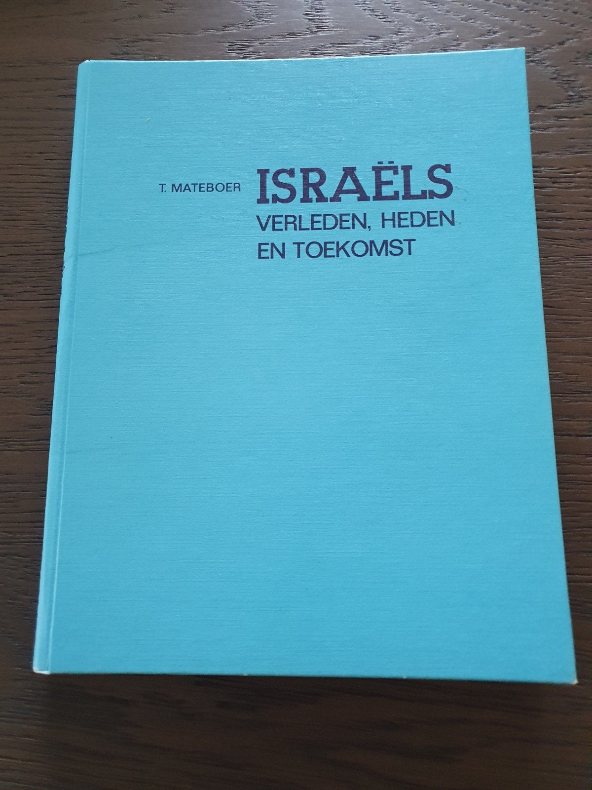 Israëls Verleden, Heden en Toekomst - T. Mateboer, Ophalen of Verzenden, Gelezen, T. Mateboer, Christendom | Protestants