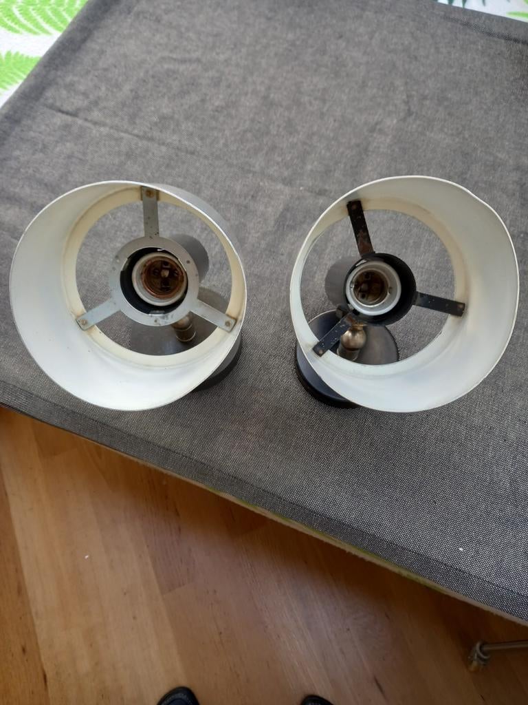 2 vintage, midcentury RAAK wandspots, jaren '60/'70., Gebruikt, Vintage, midcentury jaren '60 - '70, Plafondspot of Wandspot, Verzenden