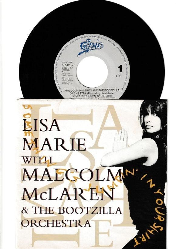 MALCOLM McLAREN - SOMETHING'S JUMPIN' IN YOUR SHIRT [7''] //, 7 inch, Zo goed als nieuw, Pop, Fotohoes