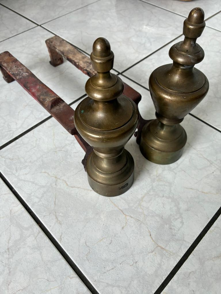 Antieke koperen haardbokken(Chenets), Ophalen, Vrijstaande haard, Overige soorten